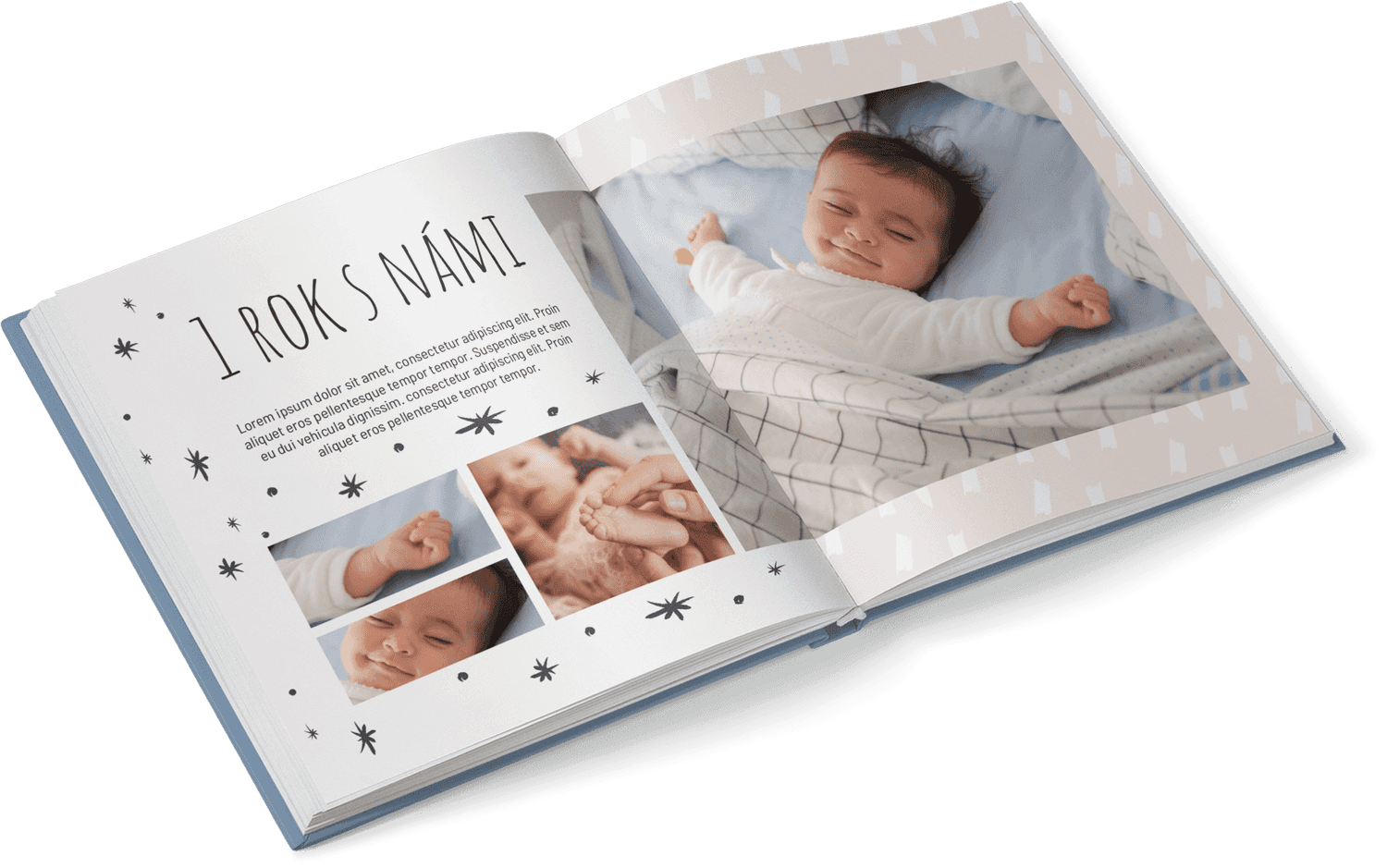 fotokniha pre akýkoľvek rok vášho dieťaťa