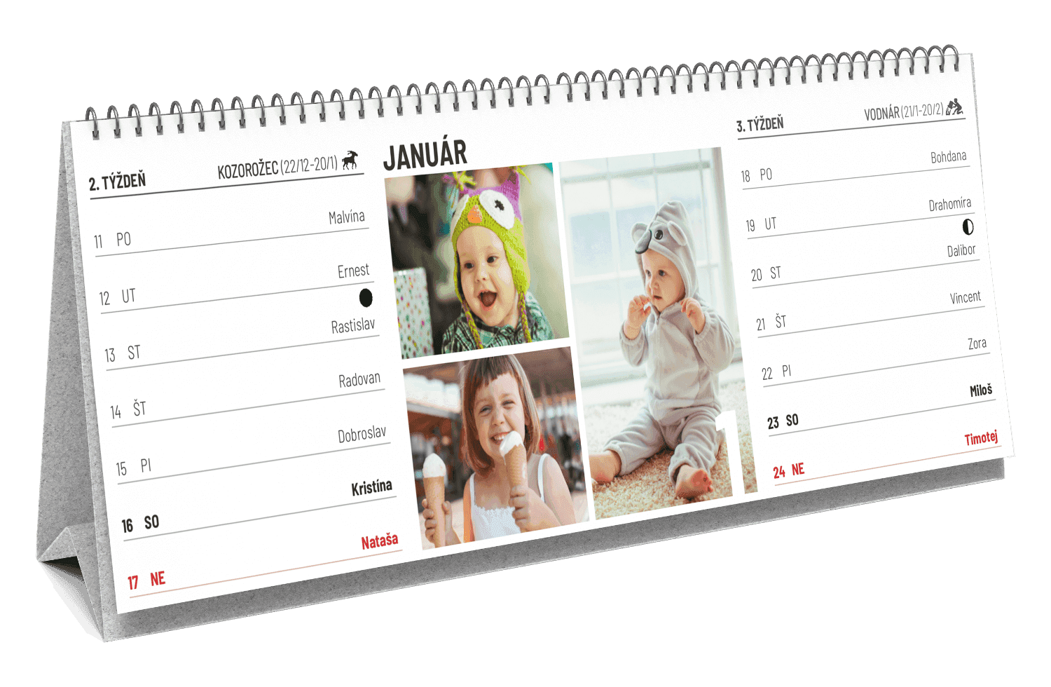 Stolové kalendáre so sviatkami