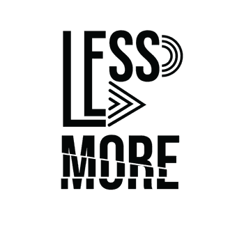 Dámske tričko Less is more, more or less